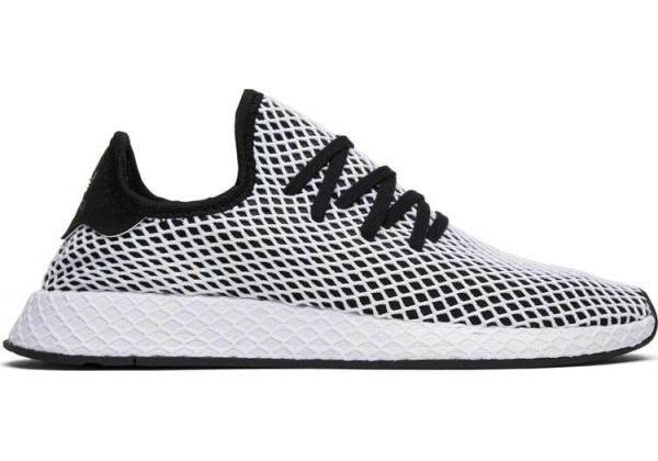 Кроссовки Adidas Deerupt Runner черно-белые